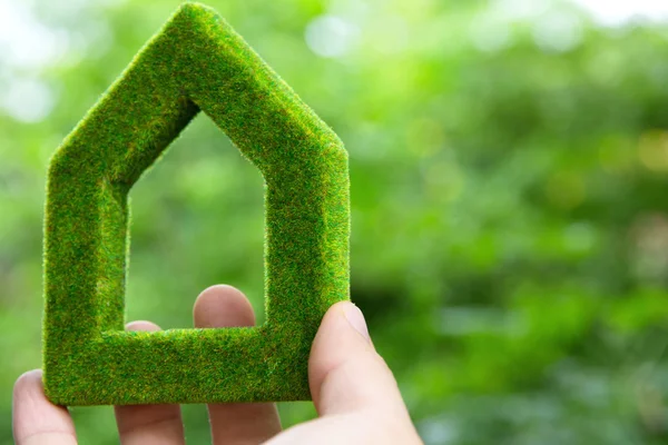 Green house icon — Stock Photo, Image