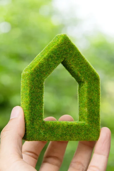 Green house icon — Stock Photo, Image