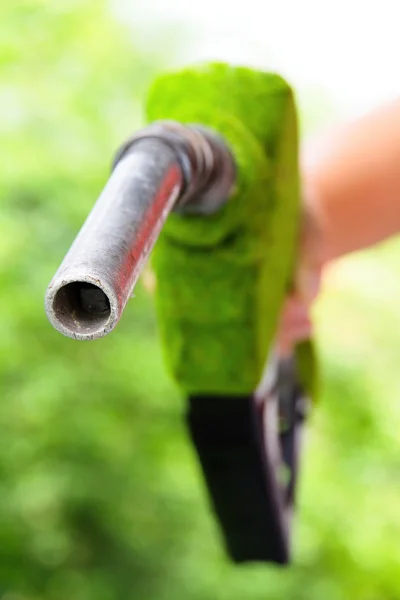 Verde Ugello carburante — Foto Stock