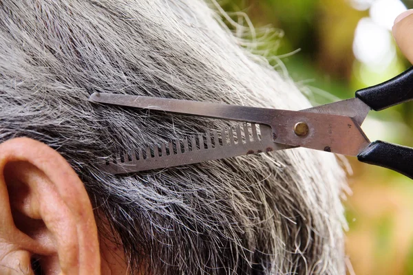 Saç kesme — Stok fotoğraf