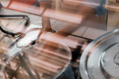 Ev işi, bulaşık yıkama imajını kapat.