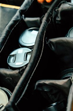 Profesyonel dijital video kamera ekipmanlarını kapat