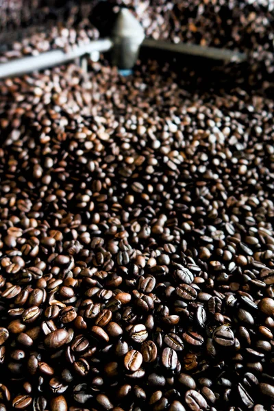 Image Roasting Process Coffee — Stock Photo, Image