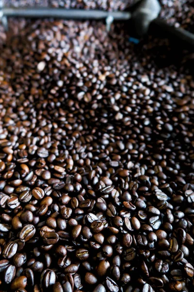 Image Roasting Process Coffee — Stock Photo, Image