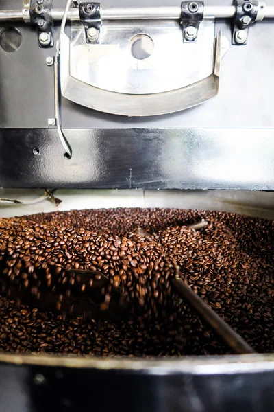 Image Roasting Process Coffee — Stock Photo, Image