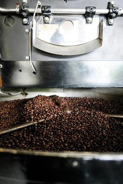 Image Roasting Process Coffee — Stock Photo, Image