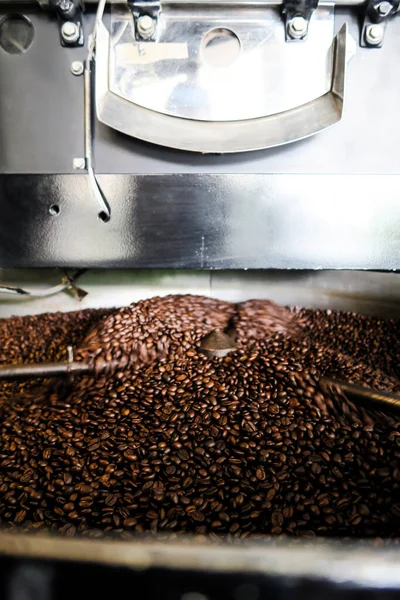 Image Roasting Process Coffee — Stock Photo, Image