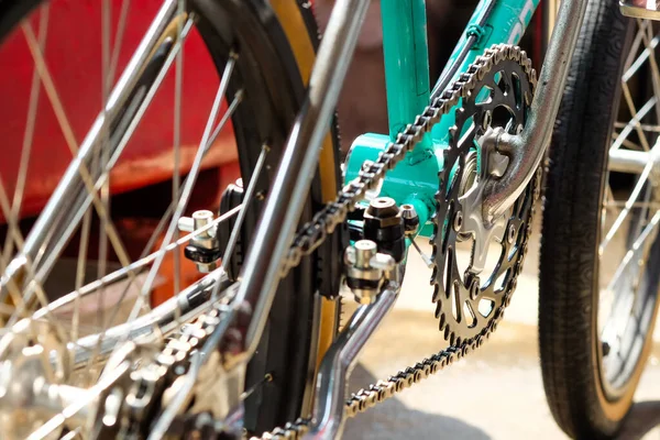 Detaljbild Bmx Cykel Bakgrund — Stockfoto