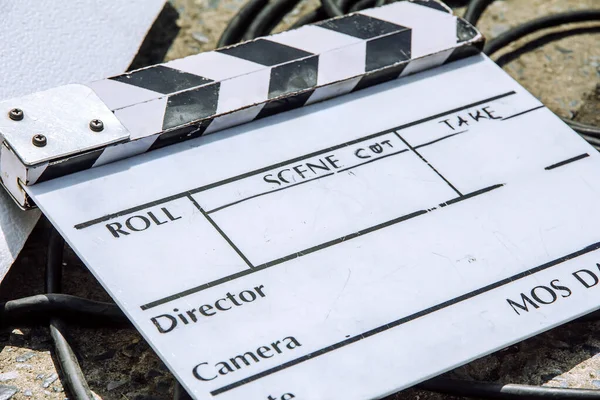 Scene Film Slate Set — Stock Photo, Image