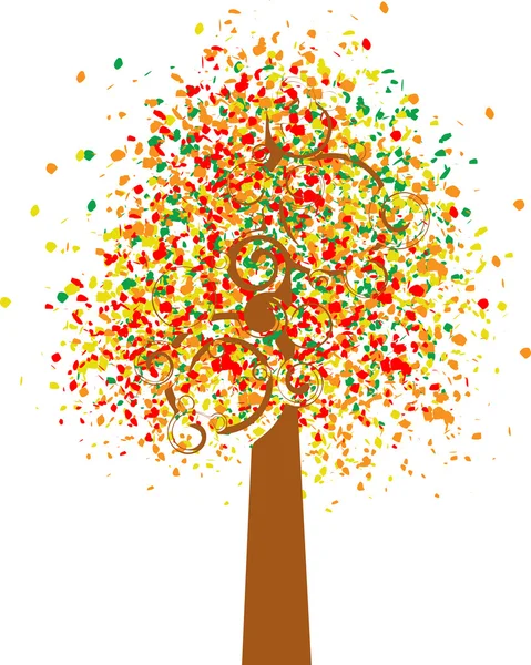 Autumn tree — Stock Vector