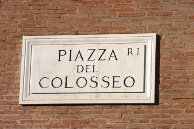 Piazza del colosseo, Roma, İtalya