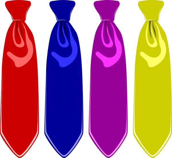 Краватки колекції — стоковий вектор