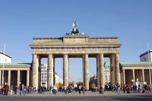 Berlin 'de Brandenburg kapısı