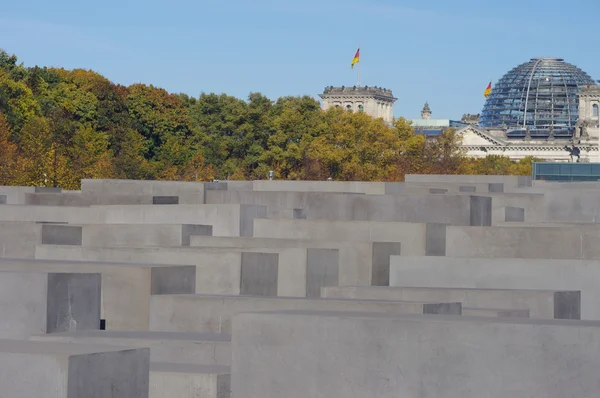 Memoriale dell'Olocausto a Berlino, Germania — Foto Stock