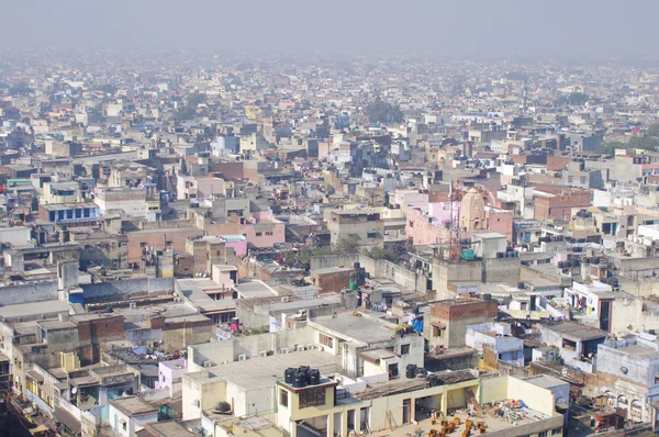 Old Delhi vista da cidade a partir do topo — Fotografia de Stock