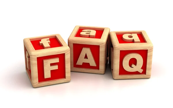 FAQ concept — Stock Photo, Image