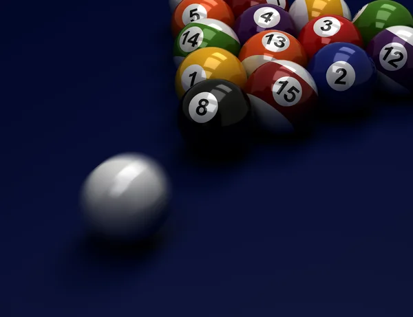 Balles de billard — Photo