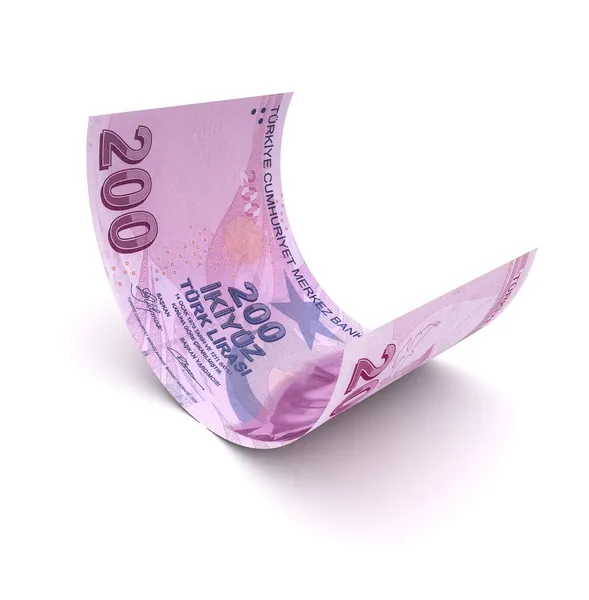 Single Turkish Lira — Stock Photo, Image