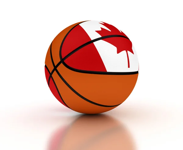 Canadian Basketball Team — Stockfoto