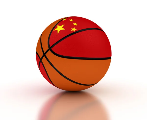 Čínská basketbalový tým — Stock fotografie