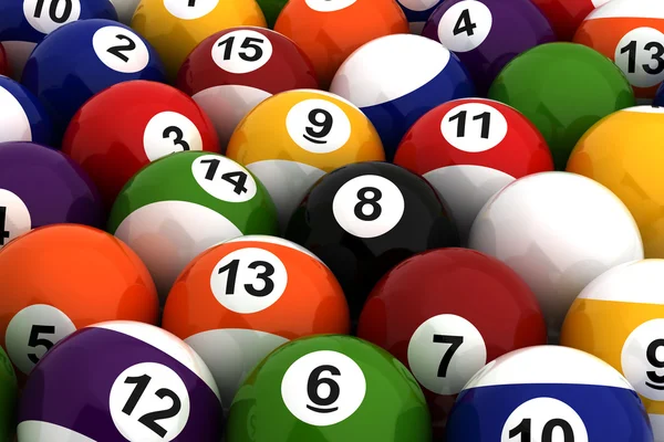 Billiard Balls — Stock Photo, Image