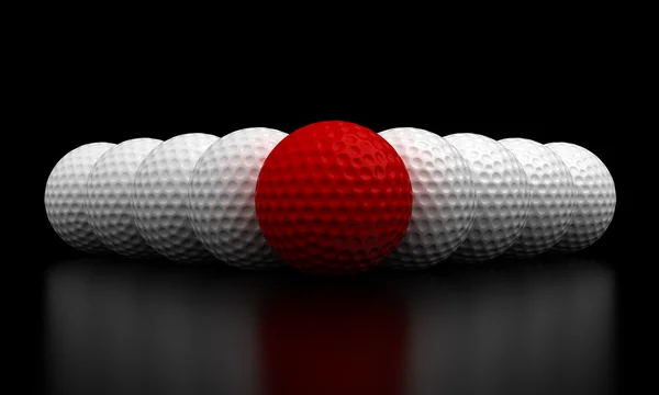 Golfballen — Stockfoto