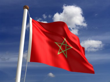 Morocco flag clipart