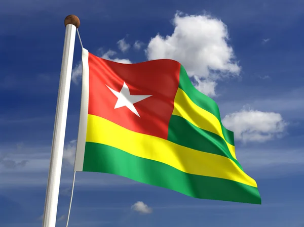 Bandeira do Togo — Fotografia de Stock