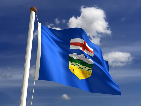 Alberta vlajka Kanada — Stock fotografie