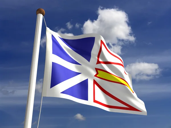 Bandera de Terranova Canadá —  Fotos de Stock