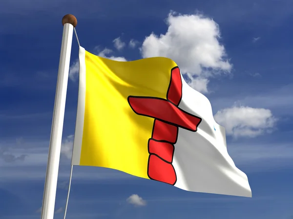 Nunavut vlag canada — Stockfoto