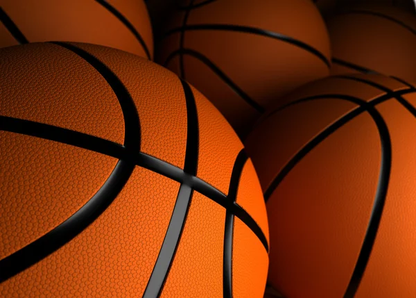 Basketbollar närbild — Stockfoto