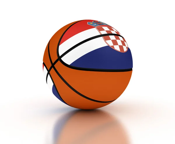 Chorvatský basketbalový tým — Stock fotografie