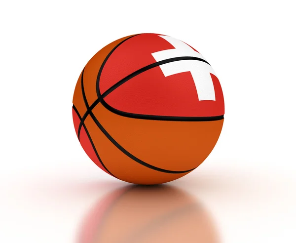 Schweizer Basketball — Stockfoto