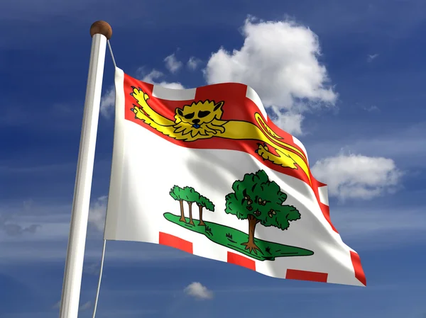 Prince Edward Island flag Canada — Stock Photo, Image