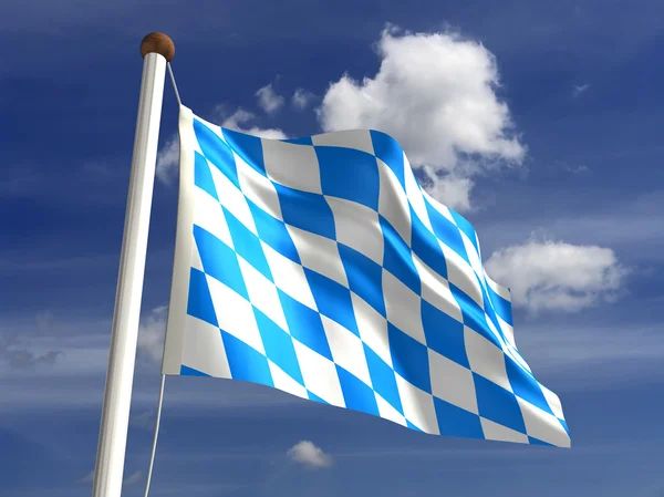 Bandera Bavaria Alemania — Foto de Stock