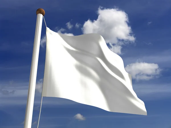 White flag — Stock Photo, Image