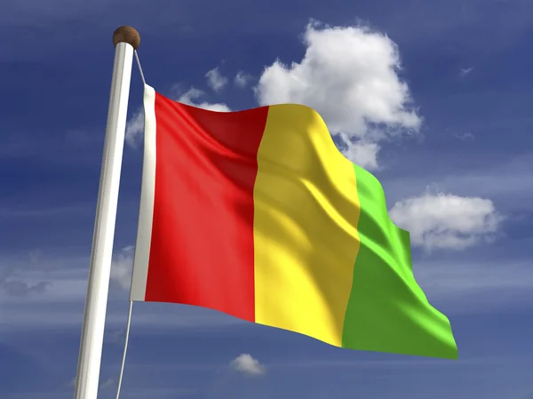 Bandera de Guinea — Foto de Stock