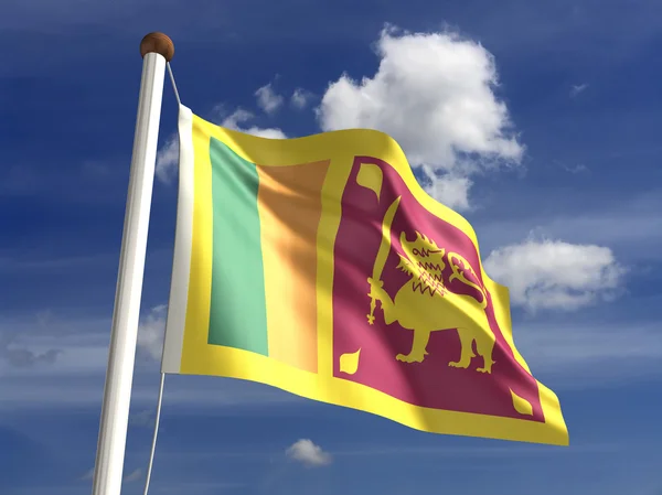 Sri lanka flagge — Stockfoto