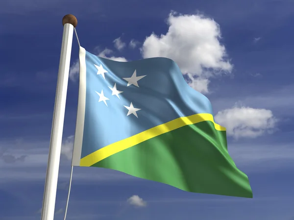 Solomon Island Flag — Stock Photo, Image
