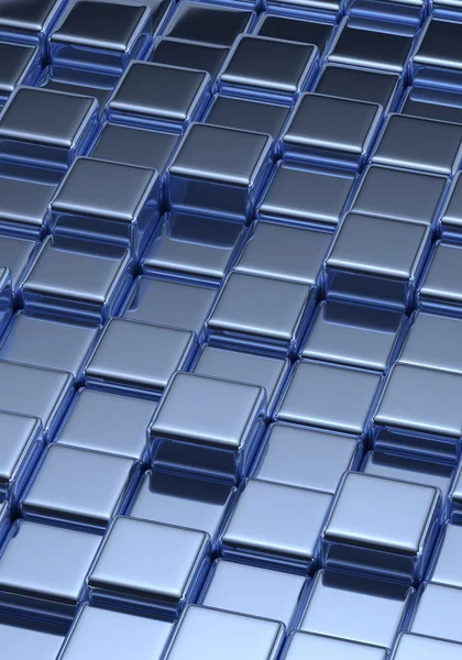 Cubos azules — Foto de Stock