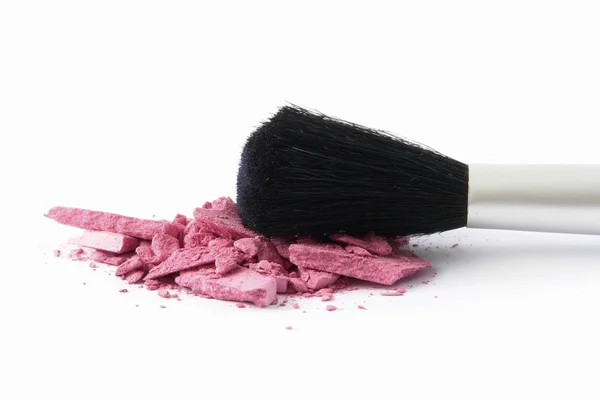 Eyeshadow and Brush — Stock Photo, Image