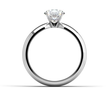 Single Diamond Ring clipart