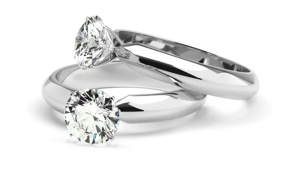 Diamond Rings — Stock Photo, Image