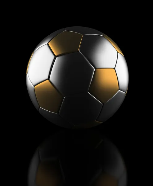 Zlatý fotbal — Stock fotografie