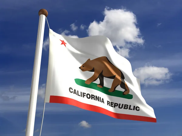 Vlag van Californië — Stockfoto