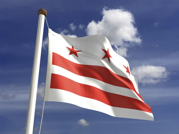 District of Columbia Flag — Stock Photo, Image