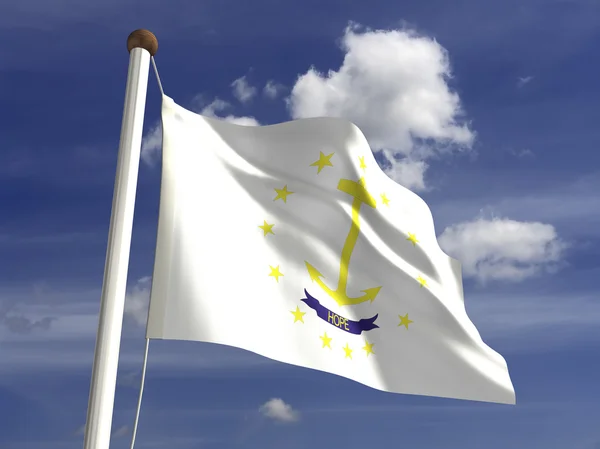 Bandera de Rhode Island — Foto de Stock