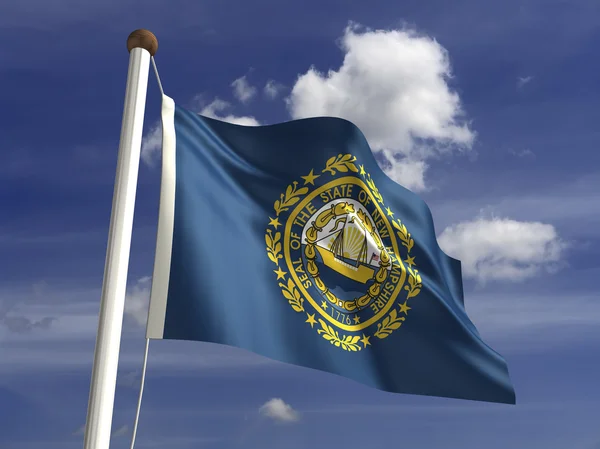 New Hampshire Flag — Stockfoto