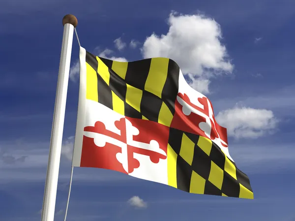 Marylandská vlajka — Stock fotografie